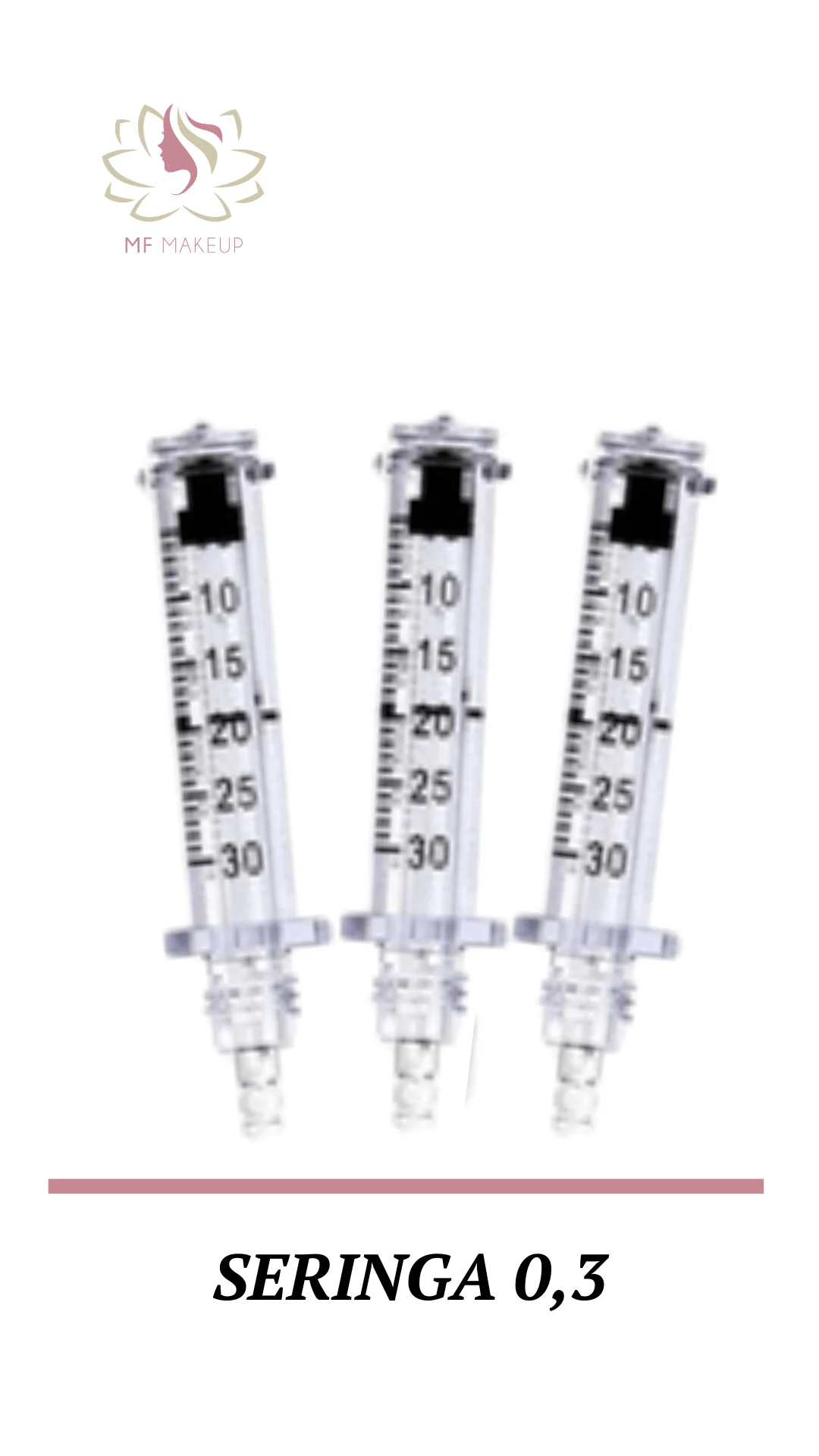 Mf Makeup: Seringa Descartável Para Caneta Pressurizada!