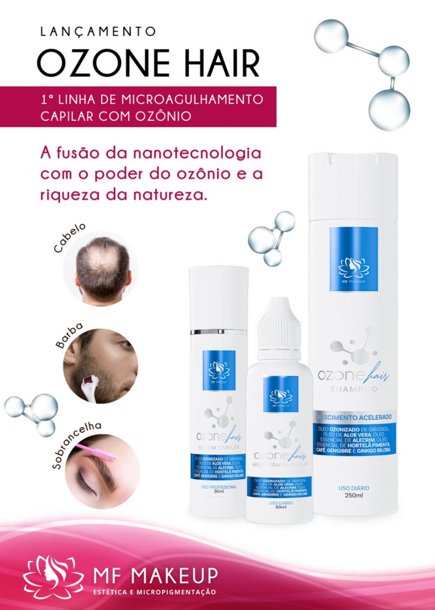 Lançamento MF: Ozone Hair - Micro agulhamento capilar com Ozônio. No universo da estética capilar, a busca por soluções inovadoras
