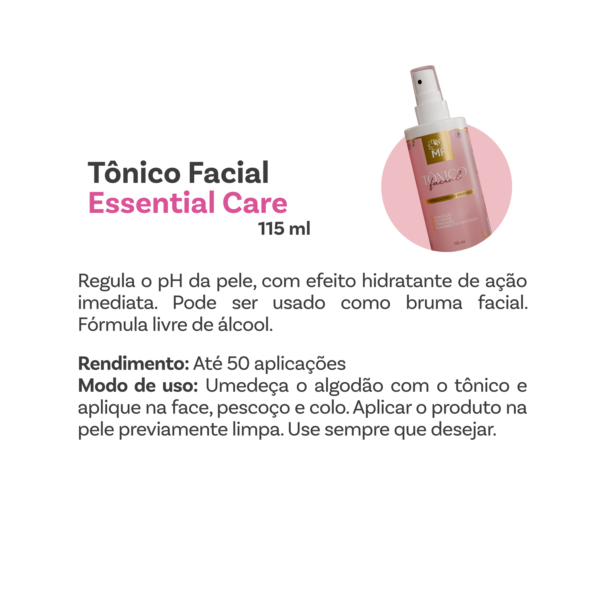 Tudo sobre - Tônico Facial Essential Care. Um aliado indispensável na rotina de cuidados com a pele, proporcionando uma série de benefícios