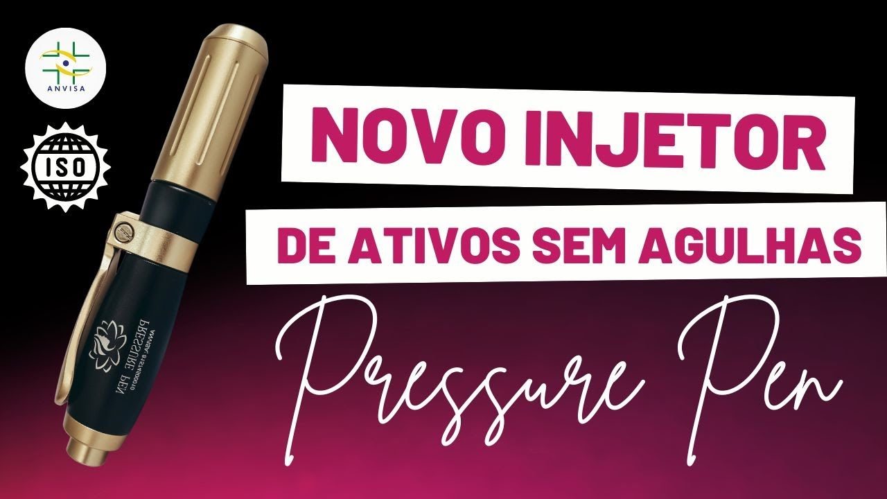 INTRADERMO PRESSURIZADA: NOVO INJETOR SEM AGULHAS COM AVISA - PRESSURE PEN | MF MAKEUP ESTÉTICA