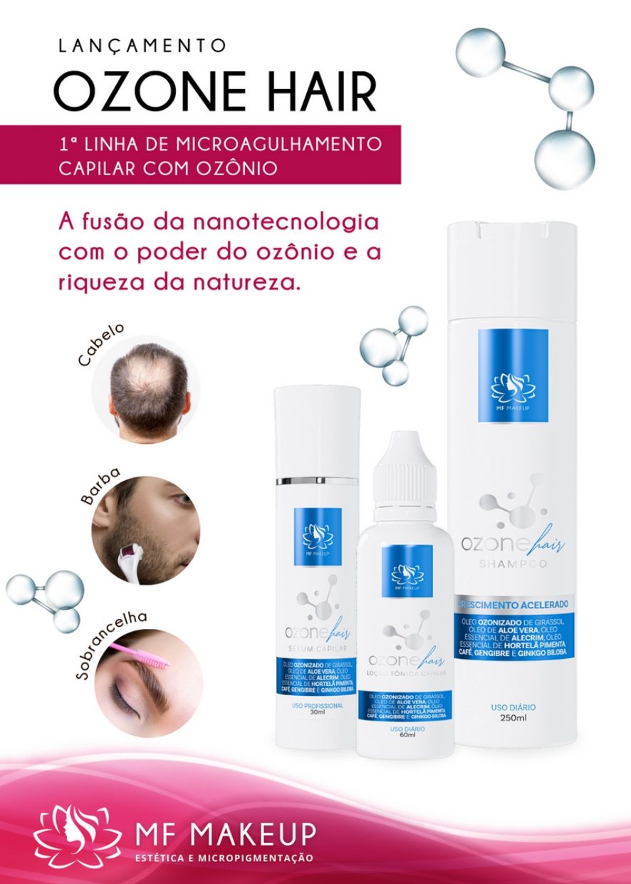 Lançamento MF: Ozone Hair - Micro agulhamento capilar com Ozônio. No universo da estética capilar, a busca por soluções inovadoras