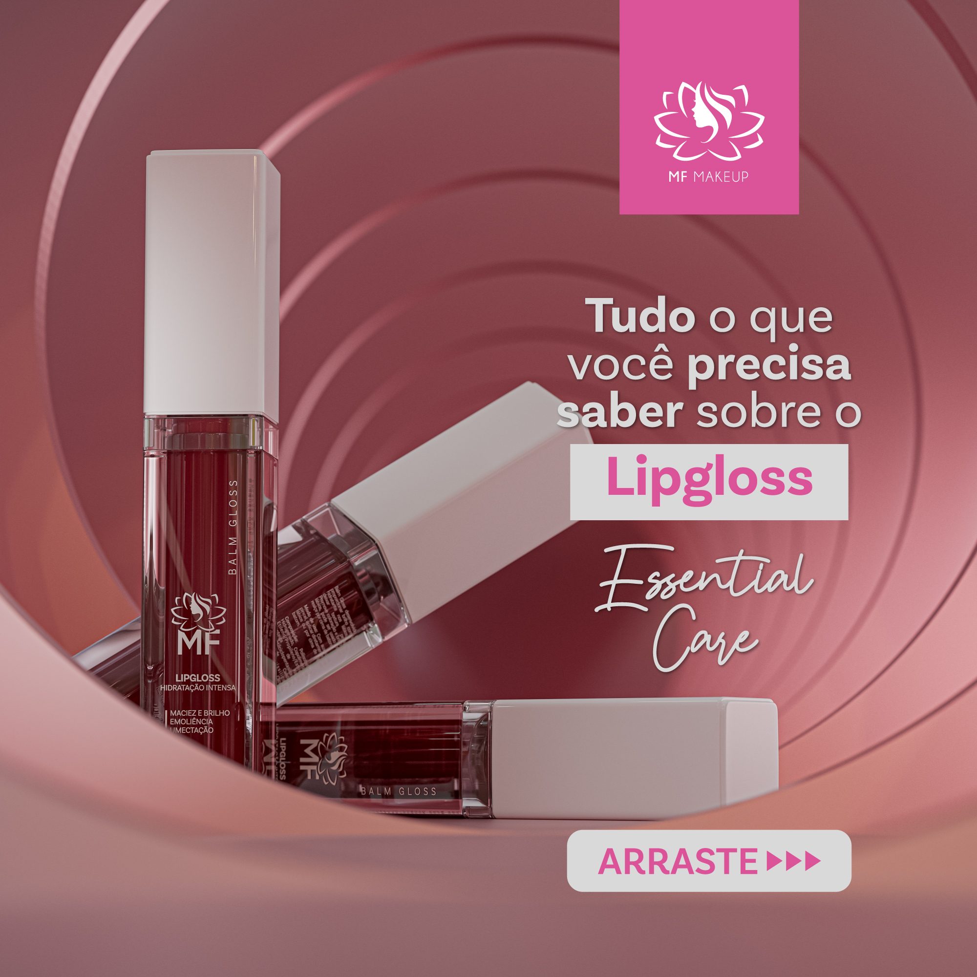 Lipgloss Essential Care: A linha de cuidados da MF MAKEUP. Um avanço significativo na abordagem ao cuidado labial