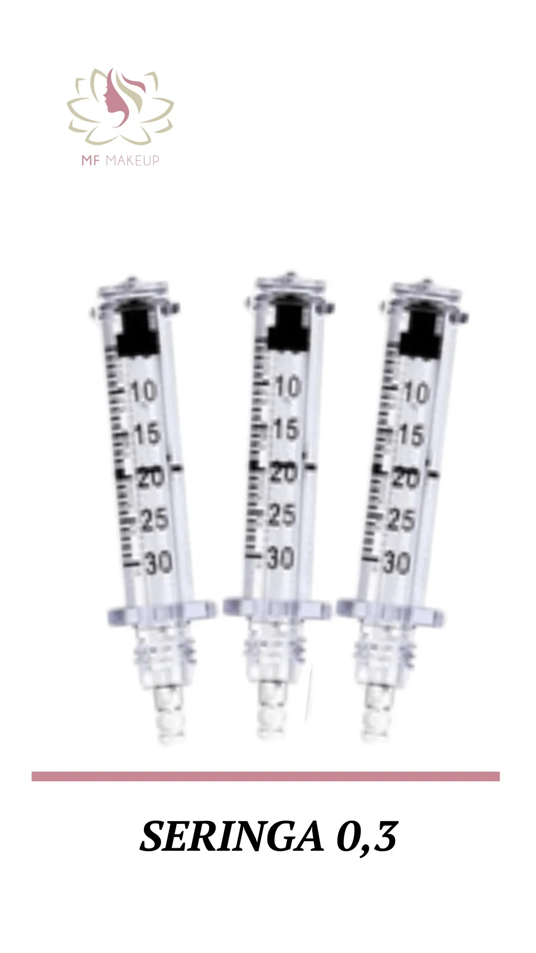 Mf Makeup: Seringa Descartável Para Caneta Pressurizada!