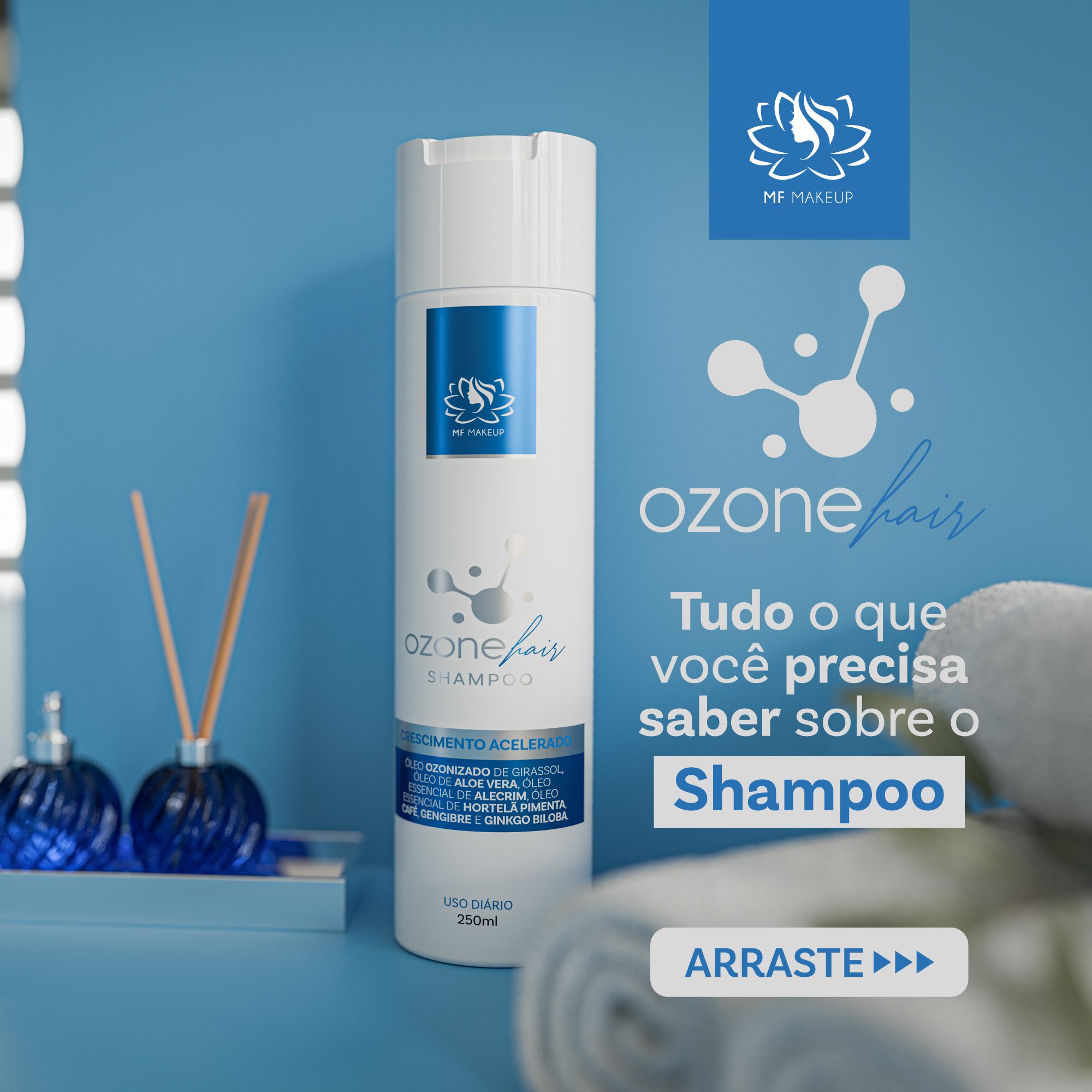 Tudo O que você precisa saber sobre Sérum Ozone Capilar na MF MAKEUP. Um marco no cuidado capilar, projetado para você!